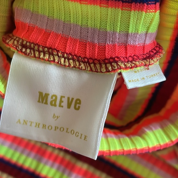 Striped Anthropologie turtleneck - Picture 3 of 4